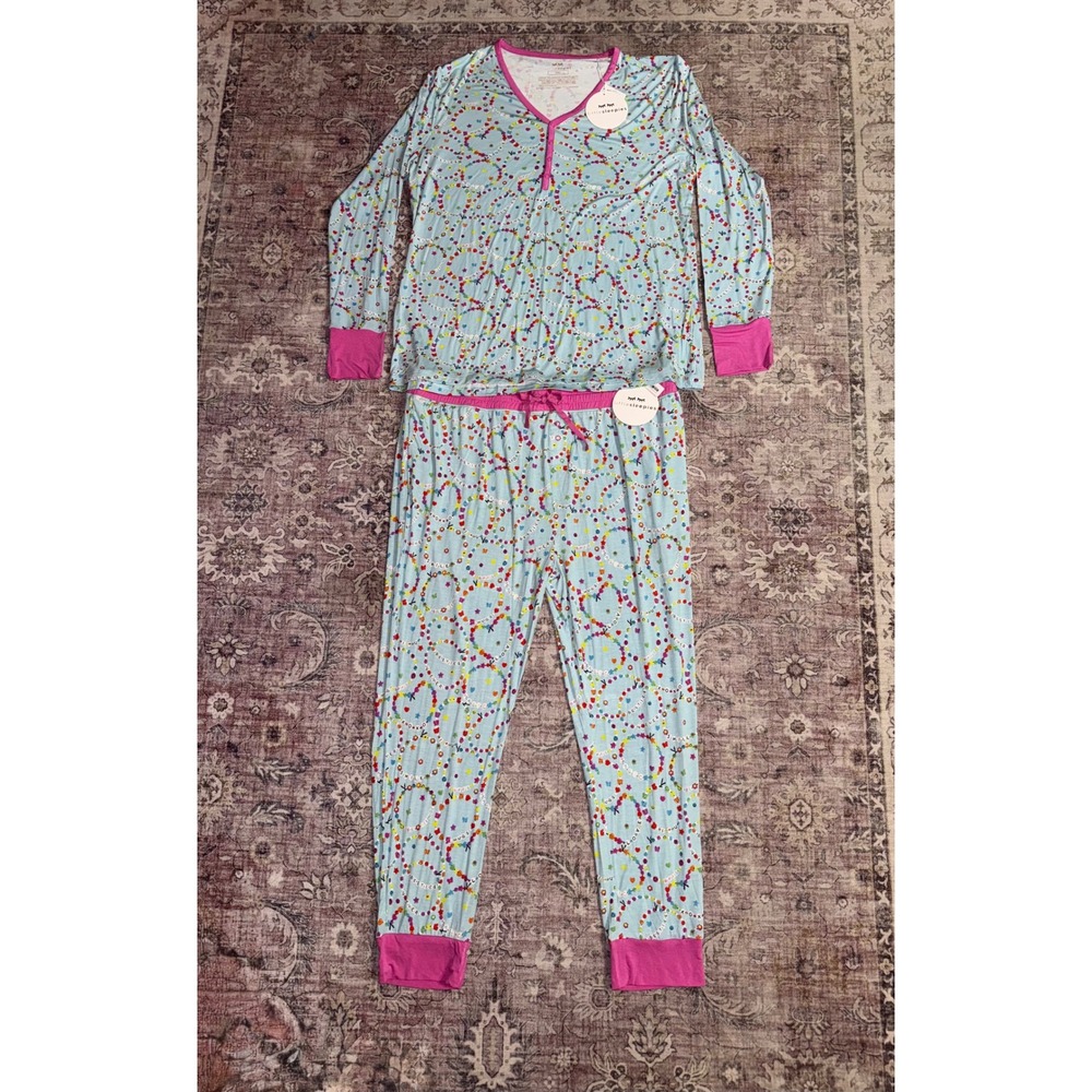 Little Sleepies Friends Forever Bamboo Pajama Set Women's XXL Swifties NEW